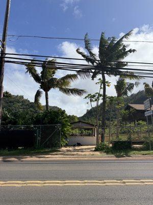 View from across the street