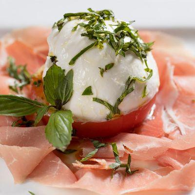 Prosciutto and fresh mozzarella