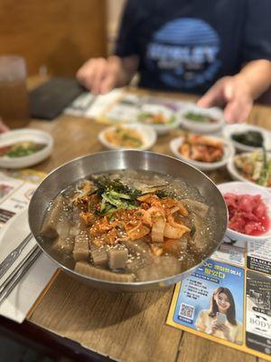 Acorn jelly cold soup