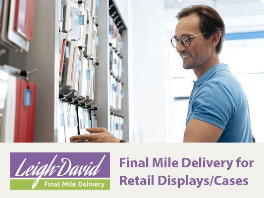 Leigh-David Logistics - Final Mile Delivery of retail displays and cases in Michigan and bordering counties in Northern Ohio & Indiana