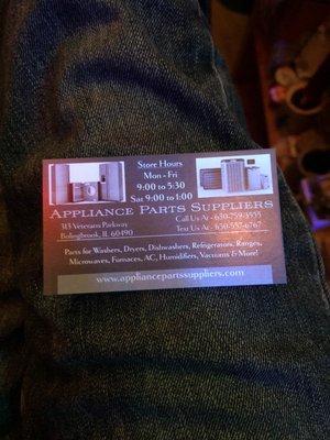 Appliance Parts Suppliers