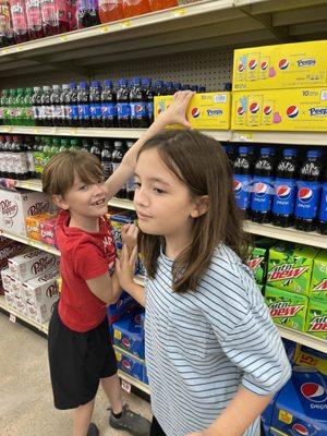 Fight in the soda aisle