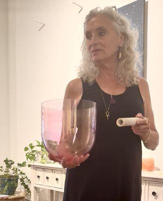 Sound healing session