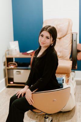 Luxury nail services in our semi private nail rooms