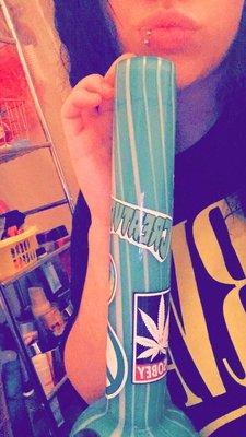 The bongs are sweeeet Go to Jc's Smoke Shop, they have the hook up!