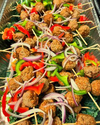 Mini Beef Kabob Skewers