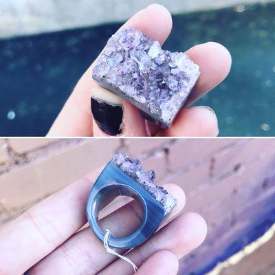 Amethyst ring