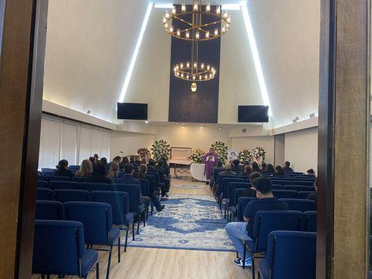 Catholic mass at our Long Beach chapel