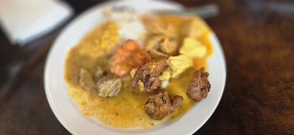 Amazing chicken and beef options