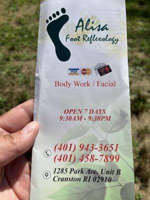Alisa Foot Reflexology