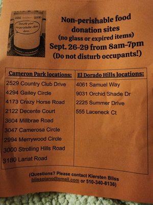 Food Bank of El Dorado County