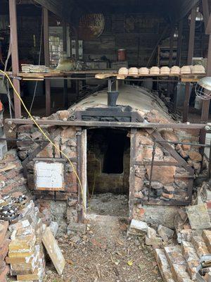 Kiln is huge and fired twice a year