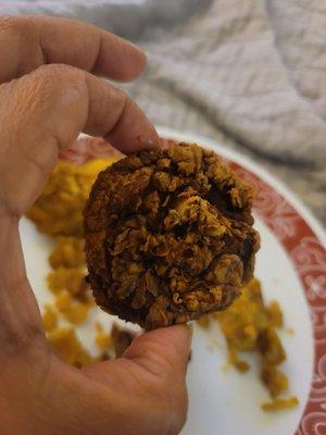 This is supposed to be fried chicken 