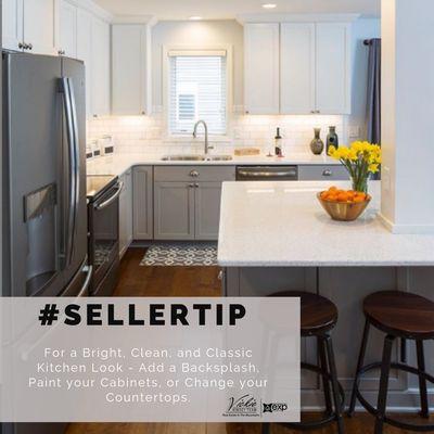 💡A minor or major kitchen remodel can truly transform the heart of a 🏡& typically has a 65 to 80% return on investment 💰 when you resell.