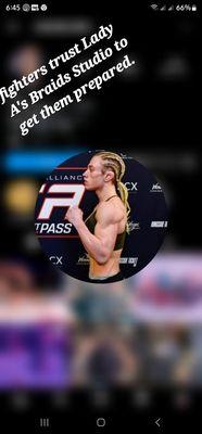 They trust the best when they come to fight in Houston, Lady A's Braids & weaves studio # 1 in Humble & Houston, Texas..