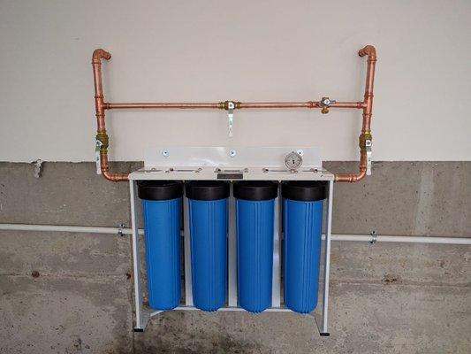 Four stage filter install in Mountlake Terrace.