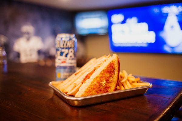 Triple Grilled Cheese & Fries