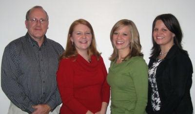 Darryl Graham, Jessica Horst, Erica Kauffman and Jana Esh