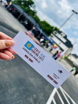 Picnic in the Parking Lot celebration