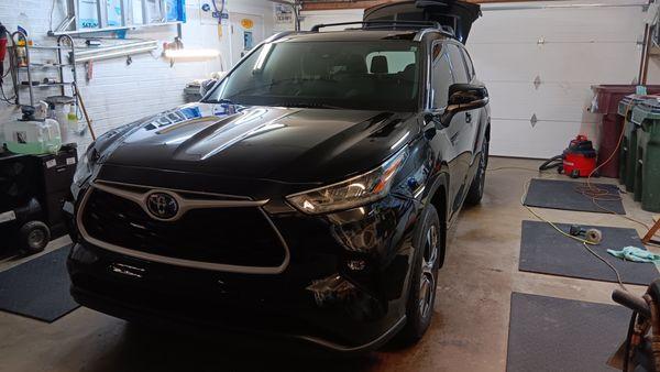 This is my car and his shop 95% finished