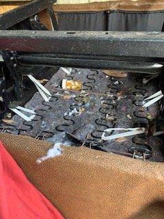 Unit I rented had a person living in it. See the pill bottle. Nice!