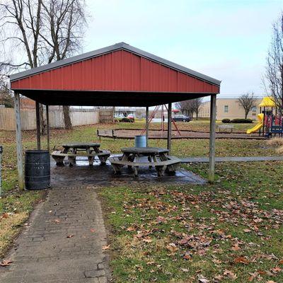 Shelter and playground