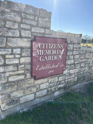 Citizens Memorial Garden cemetery