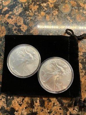 2024 & 2025 Silver Eagle Privy Set - Uncirculated