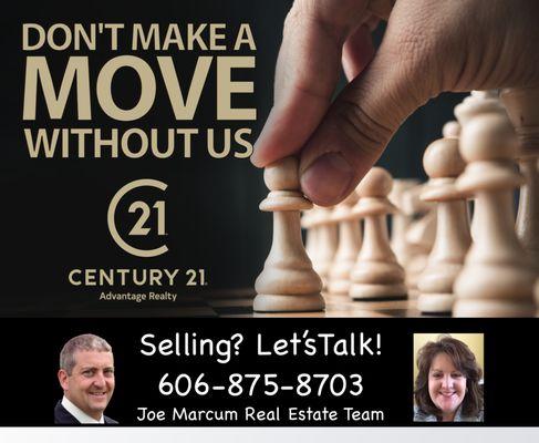 Selling your home? Let's Talk!                               
                                        Joe Marcum Real Estate Team.