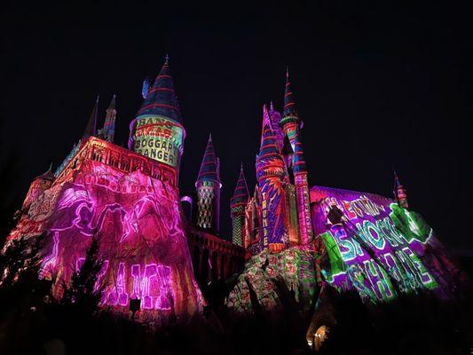 Christmas castle show