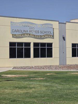 Congressman Silverstre & Carolina Reyes School