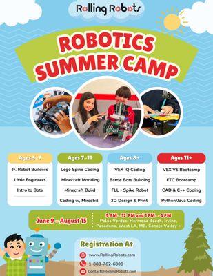 2025 Robotics Summer Camps