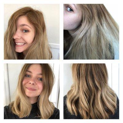 Corrective Color Before and After