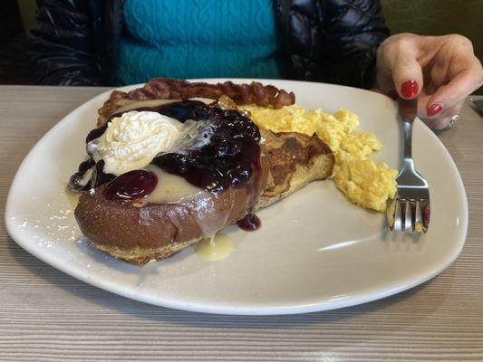 French toast blueberry lemon