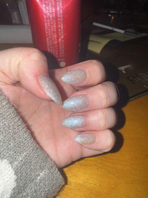 Seashell DC240, shine and lavender ombré hint to it , I love it