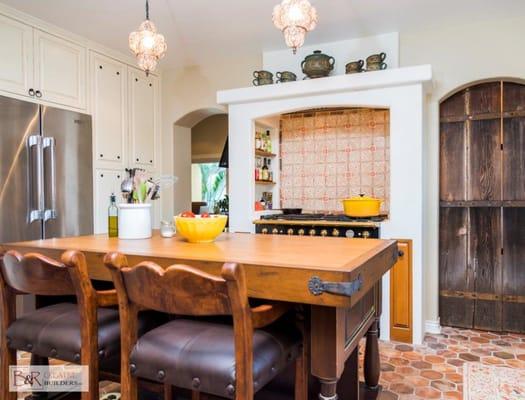 Beautiful rustic Spanish kitchen in LA