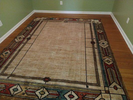 Bedroom #2 - new baseboard