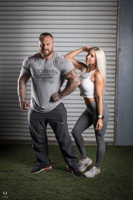Coaches Ryan and Taylor Bentson