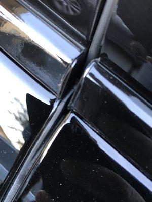 Only issue I have is that the trim wrap is lifting up.