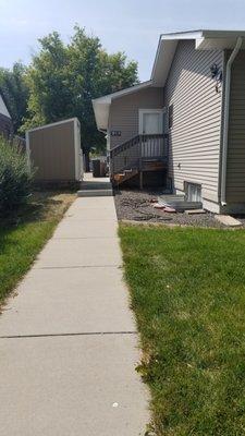 Walkway up to Entrance