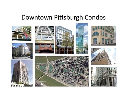 Downtown Pittsburgh Condos, Market Real Estate, Inc your Condo living specialist.