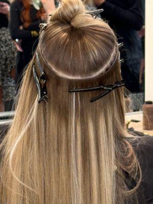 24 inch hidden bead infinity extension - 3 row install