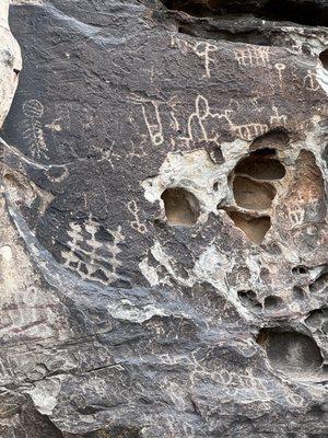 The Petroglyph Wall