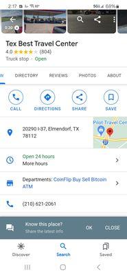 Tex Best Travel Centers