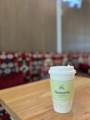 Pistachio latte (to go)