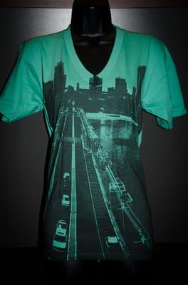 St. Pete Silhouette V Neck - one of our many designs!