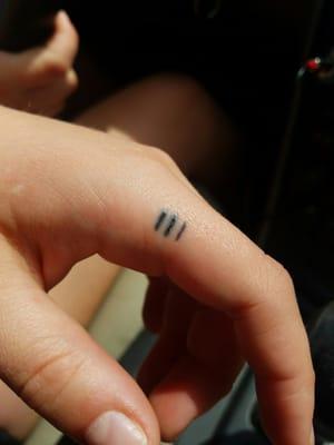 The fist two lines are from this shop. The third was a different shop. How do you mess this up?