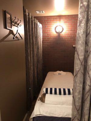 Place for back massage