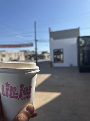 A nice, new little coffee shop in downtown Henrietta! Coffee was strong. Will be back!