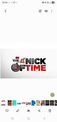 Inthenickoftime